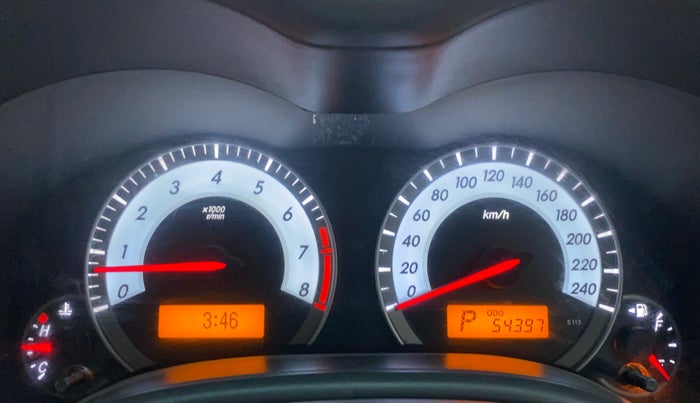 2012 Toyota Corolla Altis G AT, Petrol, Automatic, 54,493 km, Odometer Image