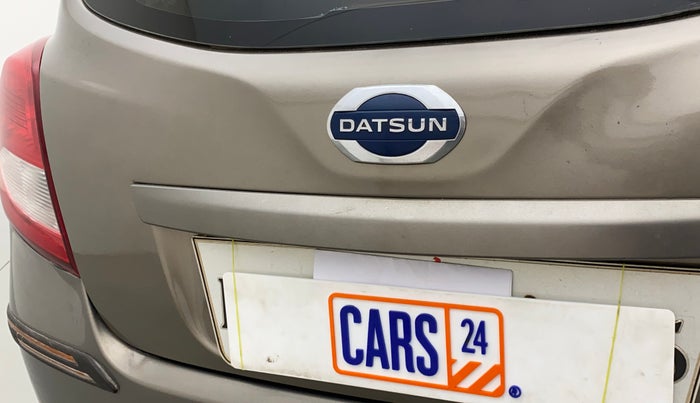 2015 Datsun Go Plus T, Petrol, Manual, 1,03,938 km, Dicky (Boot door) - Minor scratches