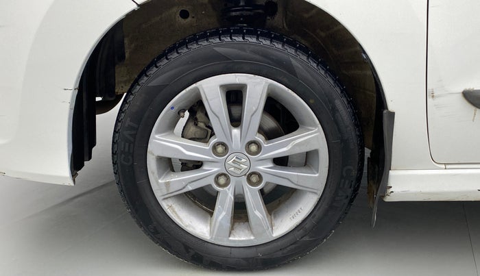 2013 Maruti Wagon R Stingray VXI, Petrol, Manual, 79,927 km, Left Front Wheel