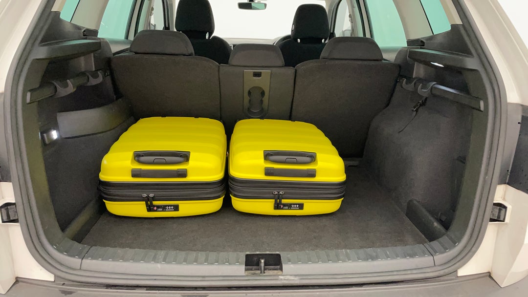 Boot Inside View with Luggage
