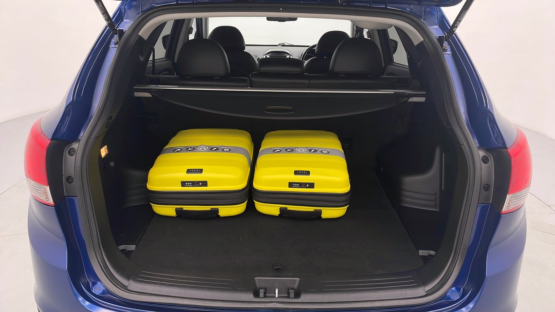 Boot Inside View with Luggage