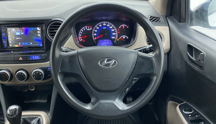 2016 Hyundai Grand i10 MAGNA 1.2 KAPPA VTVT, Petrol, Manual, 70,622 km, Steering Wheel Close Up