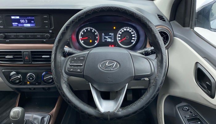2021 Hyundai AURA S CNG, CNG, Manual, 27,489 km, Steering Wheel Close Up