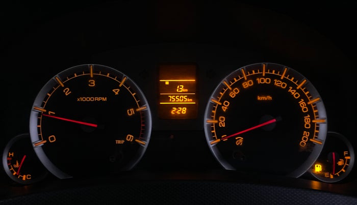 2014 Maruti Swift VDI ABS, Diesel, Manual, 75,549 km, Odometer Image