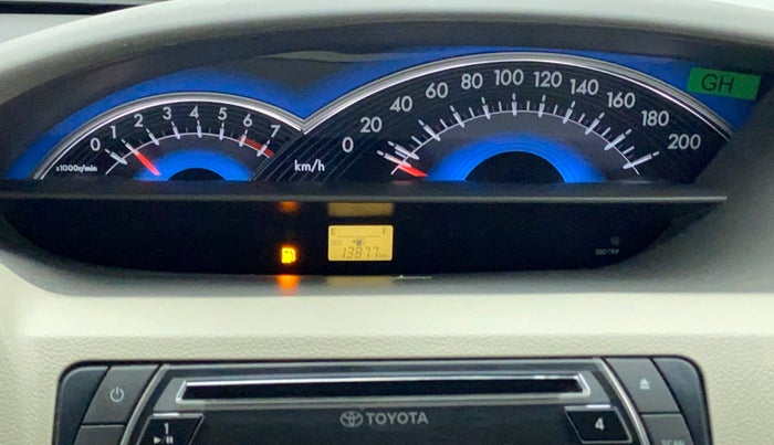 2014 Toyota Etios V, Petrol, Manual, 13,919 km, Odometer Image