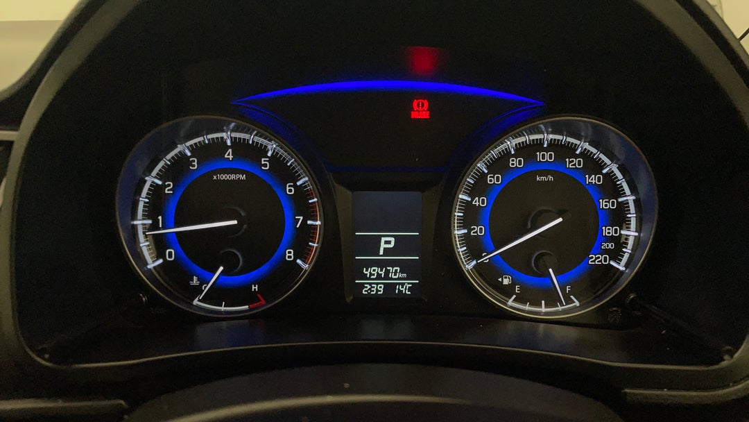 2021 Suzuki Baleno Gl, Automatic, 49470 km, Odometer View