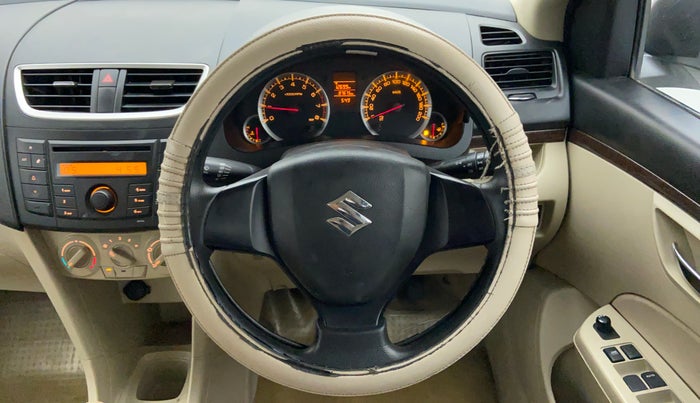 2012 Maruti Swift Dzire VXI, Petrol, Manual, 87,736 km, Steering Wheel Close Up