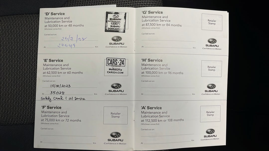 2018 Subaru XV 2.0i, Automatic, 35029 km, Service History