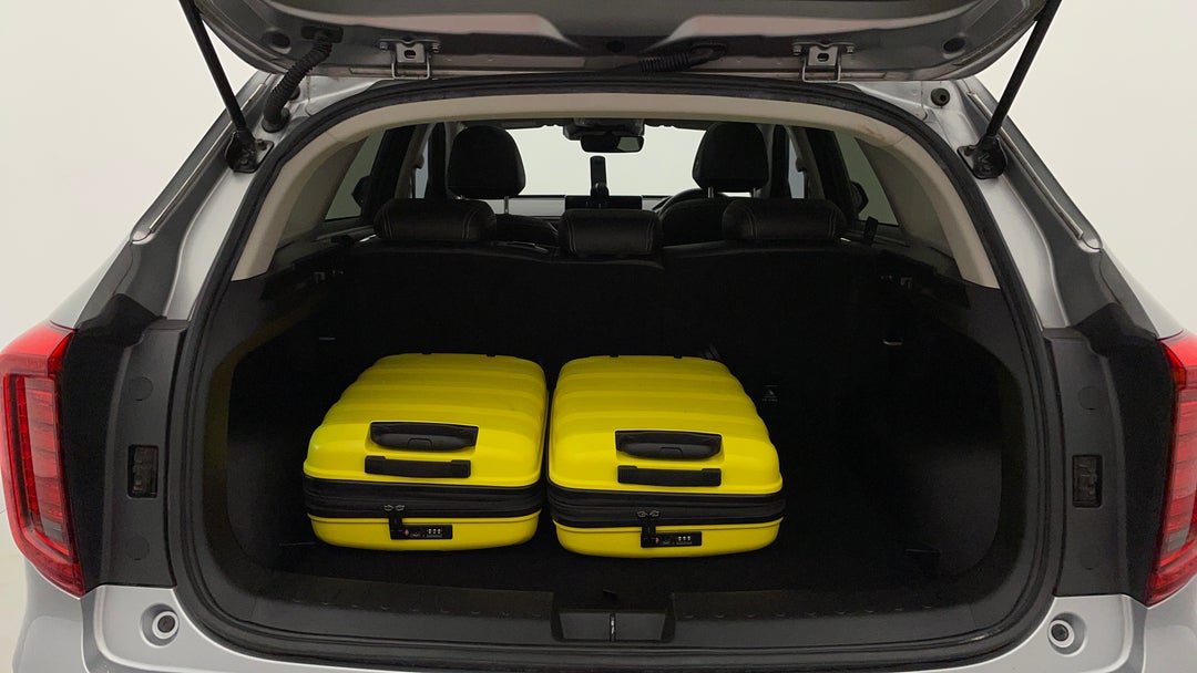 Boot Inside View with Luggage