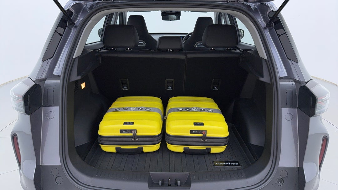 Boot Inside View with Luggage