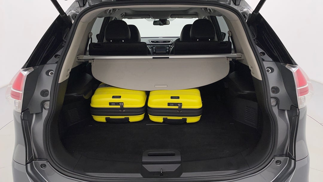 Boot Inside View with Luggage