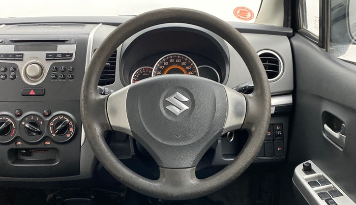 2012 Maruti Wagon R 1.0 VXI, Petrol, Manual, 72,371 km, Steering Wheel Close Up