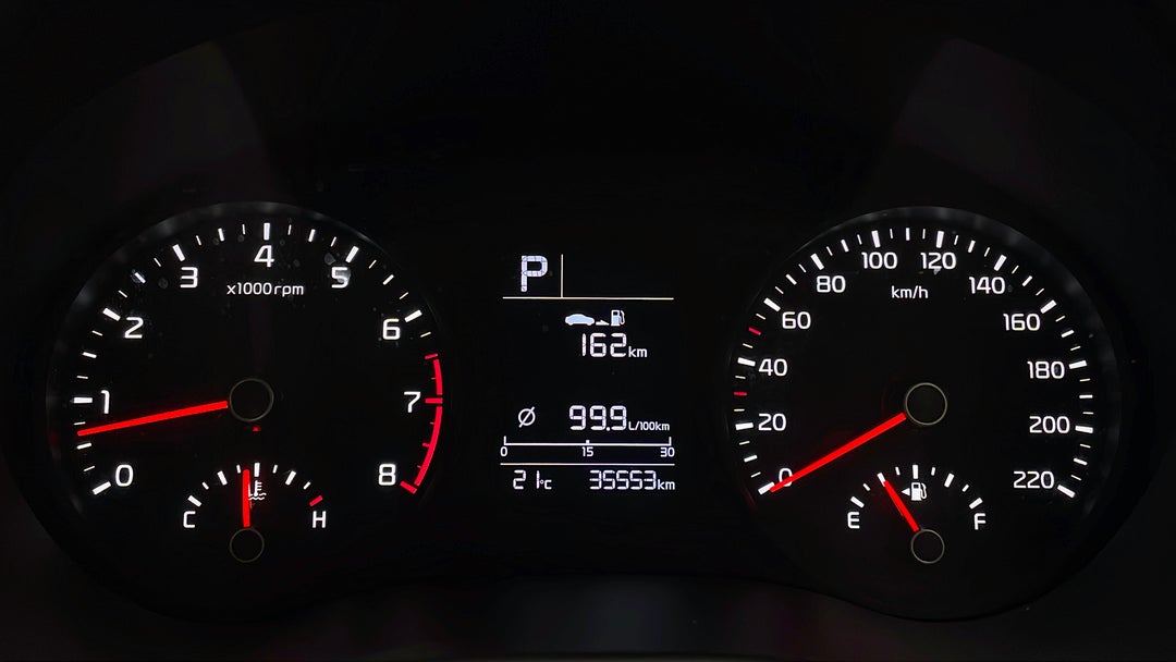 2020 Kia Rio Sport, Automatic, 35553 km, Odometer View