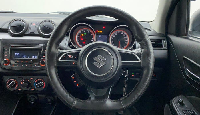 2018 Maruti Swift VXI D, Petrol, Manual, 25,619 km, Steering Wheel Close-up