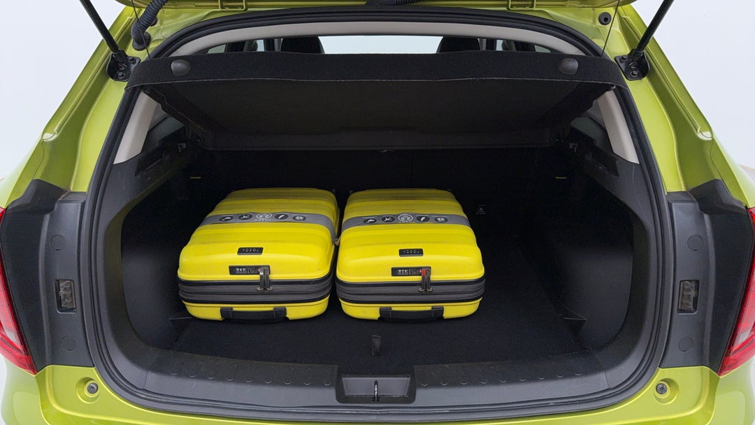 Boot Inside View with Luggage