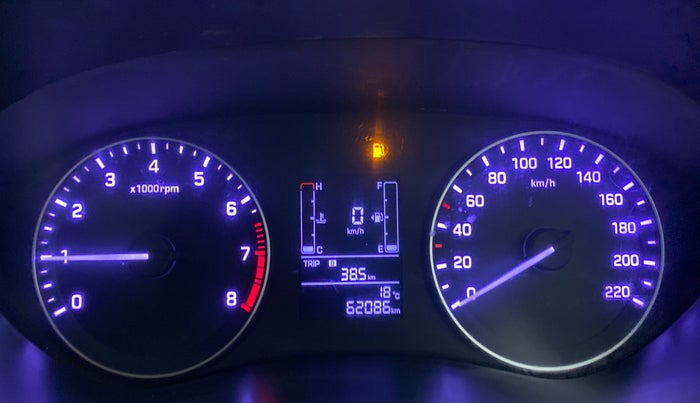 2014 Hyundai Elite i20 SPORTZ 1.2, Petrol, Manual, 62,262 km, Odometer View