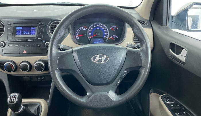 2014 Hyundai Grand i10 SPORTZ 1.2 KAPPA VTVT, Petrol, Manual, 96,601 km, Steering Wheel Close Up
