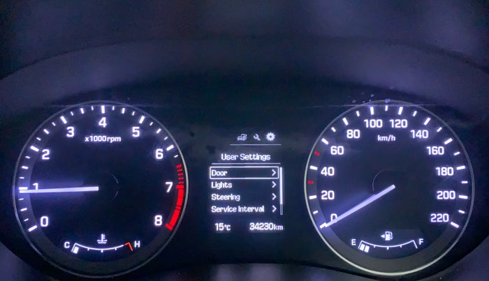 2016 Hyundai Elite i20 ASTA 1.2 (O), Petrol, Manual, 34,230 km, Odometer Image