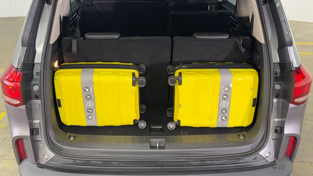 Boot Inside View with Luggage