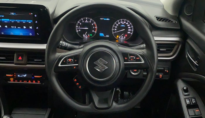 2022 Maruti BREZZA ZXI SMART HYBRID , Petrol, Manual, 5,189 km, Steering Wheel Close Up