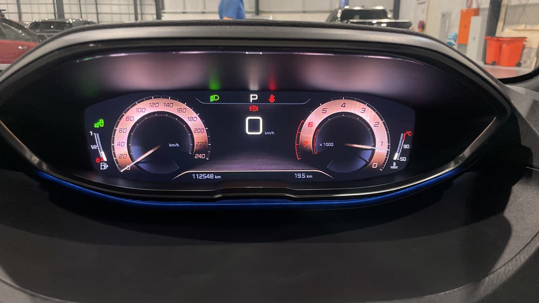 2017 Peugeot 3008 Gt Line, Automatic, 112548 km, Odometer View