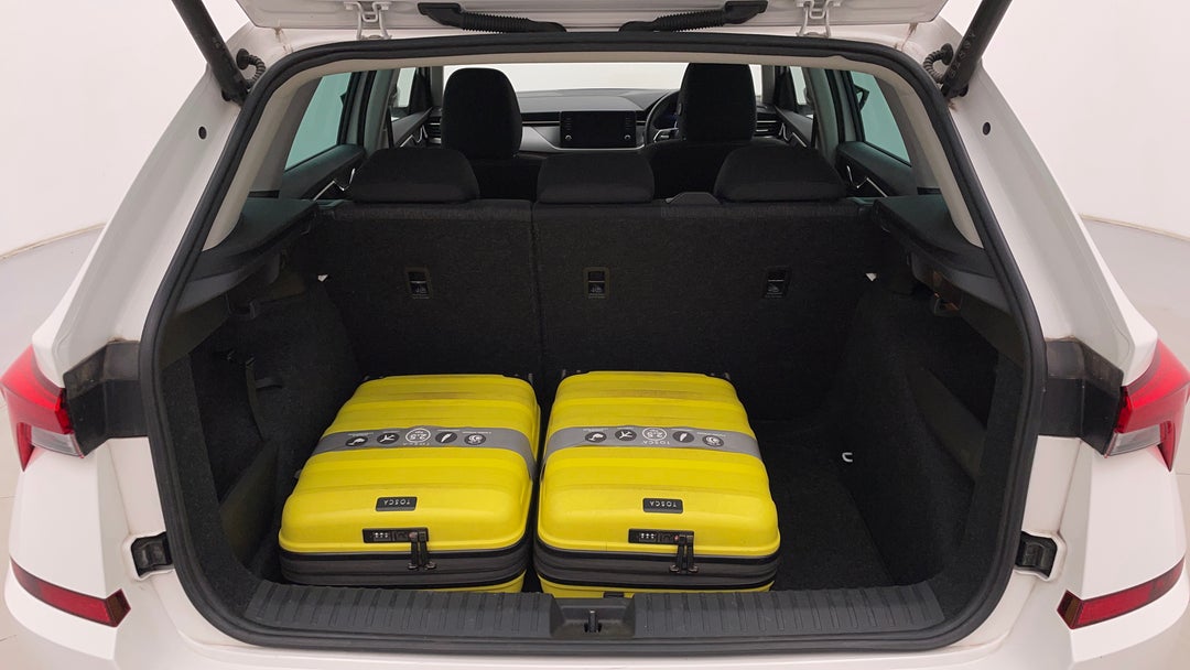 Boot Inside View with Luggage