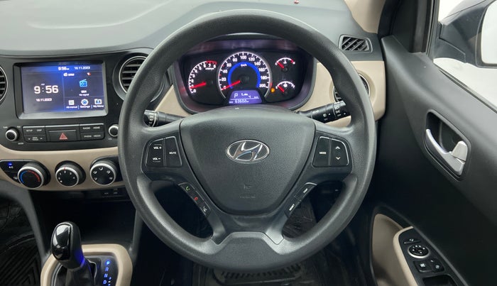 2017 Hyundai Grand i10 SPORTZ (O) AT 1.2 KAPPA VTVT, Petrol, Automatic, 63,602 km, Steering Wheel Close Up