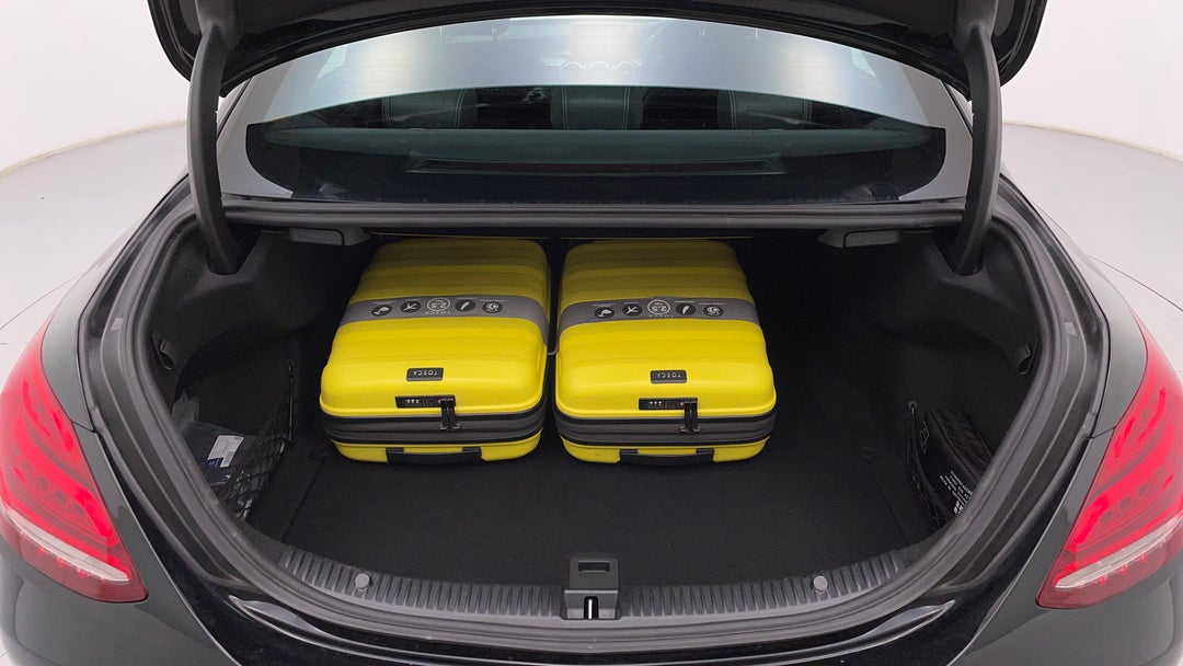 Boot Inside View with Luggage