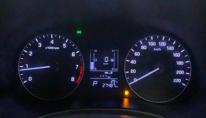 2019 Hyundai Creta SX AT 1.6 PETROL, Petrol, Automatic, 27,487 km, Odometer Image