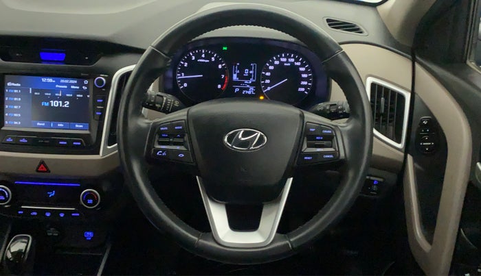 2019 Hyundai Creta SX AT 1.6 PETROL, Petrol, Automatic, 27,487 km, Steering Wheel Close Up