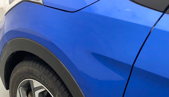 2019 Hyundai Creta SX AT 1.6 PETROL, Petrol, Automatic, 27,780 km, Left fender - Slightly dented