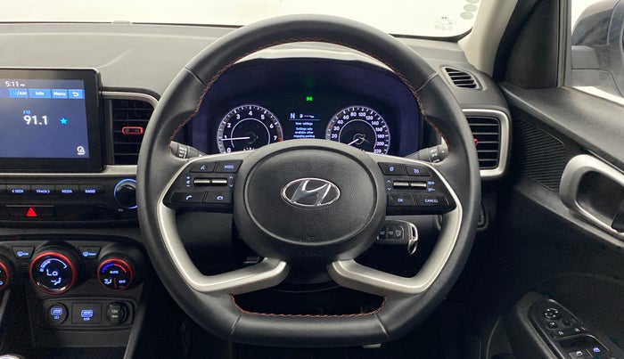 2020 Hyundai VENUE SX 1.0 TURBO IMT DUAL TONE SPORT, Petrol, Manual, 21,793 km, Steering Wheel Close Up