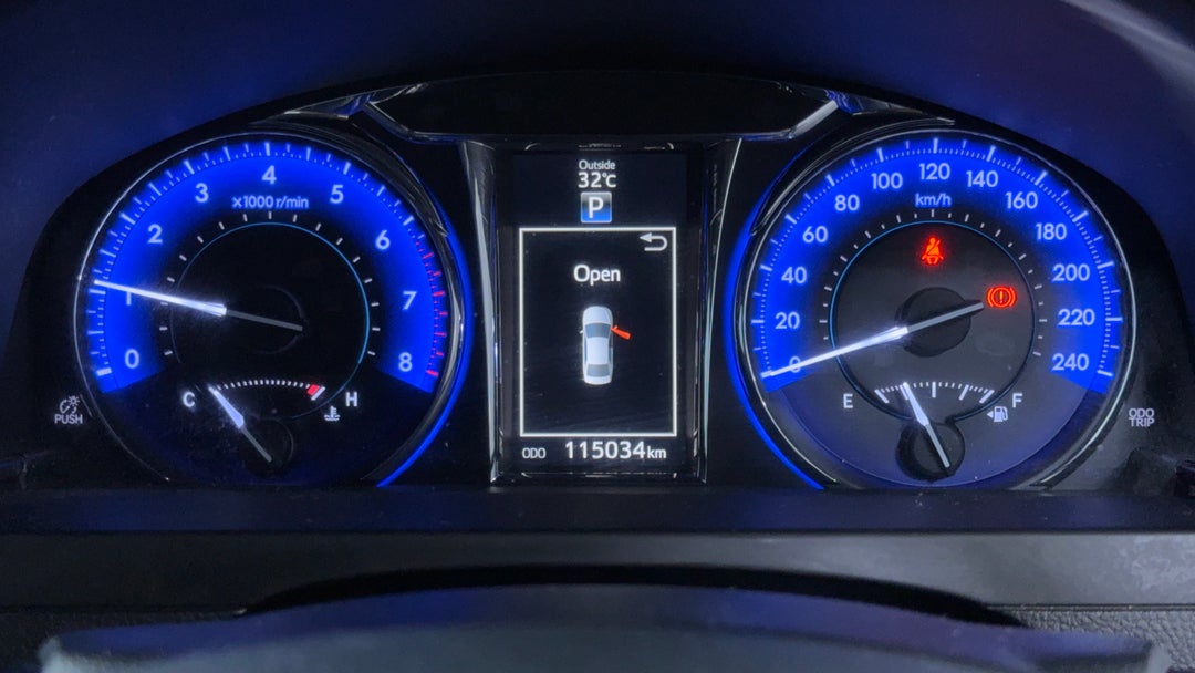 2017 Toyota Camry Atara S, Automatic, 115034 km, Odometer View