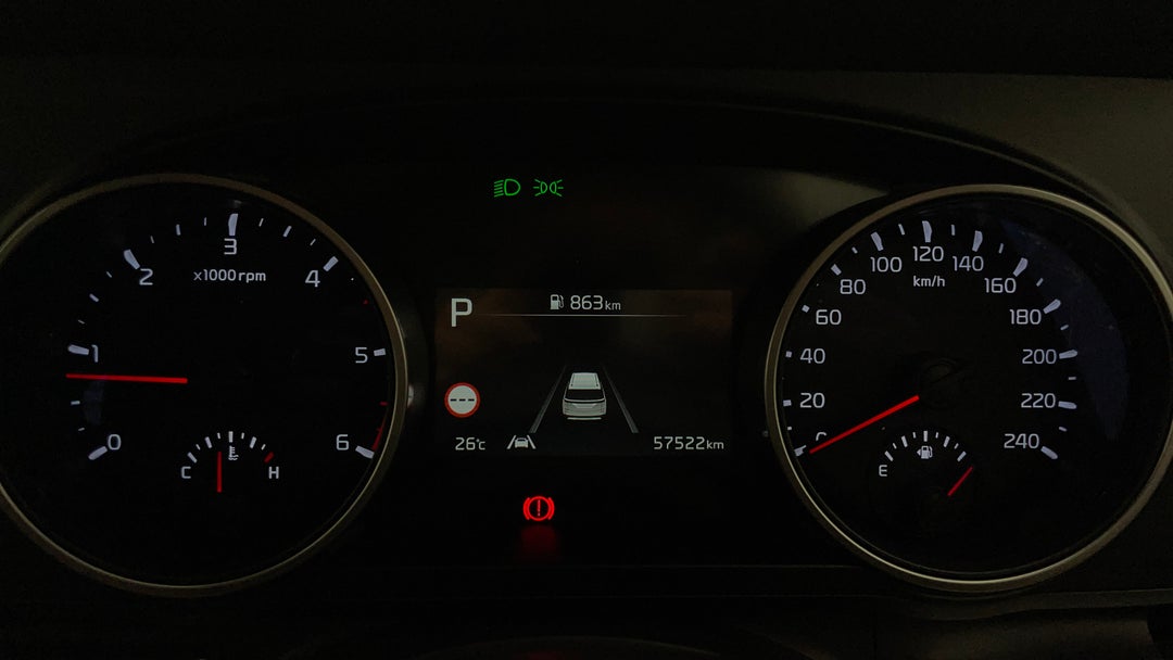2023 Kia Carnival S, Automatic, 57522 km, Odometer View
