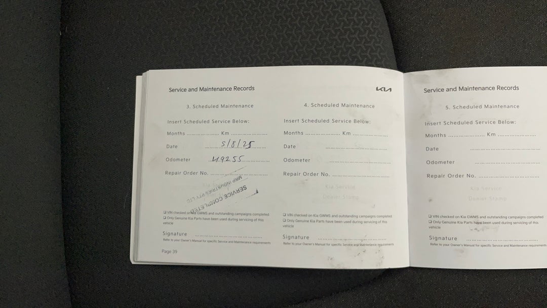 2023 Kia Carnival S, Automatic, 57522 km, Service History