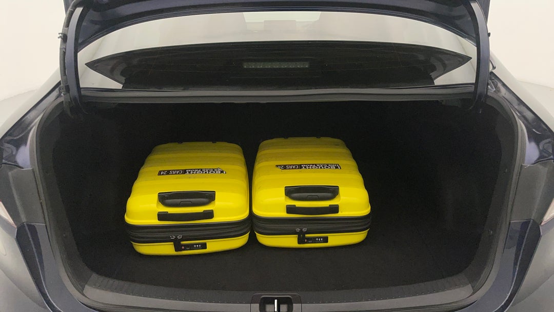 Boot Inside View with Luggage