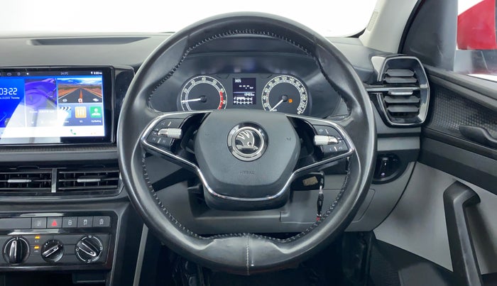 2022 Skoda KUSHAQ ACTIVE 1.0 TSI MT, Petrol, Manual, 13,624 km, Steering Wheel Close Up