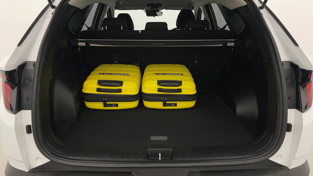 Boot Inside View with Luggage
