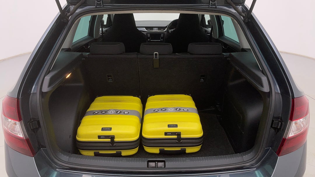 Boot Inside View with Luggage
