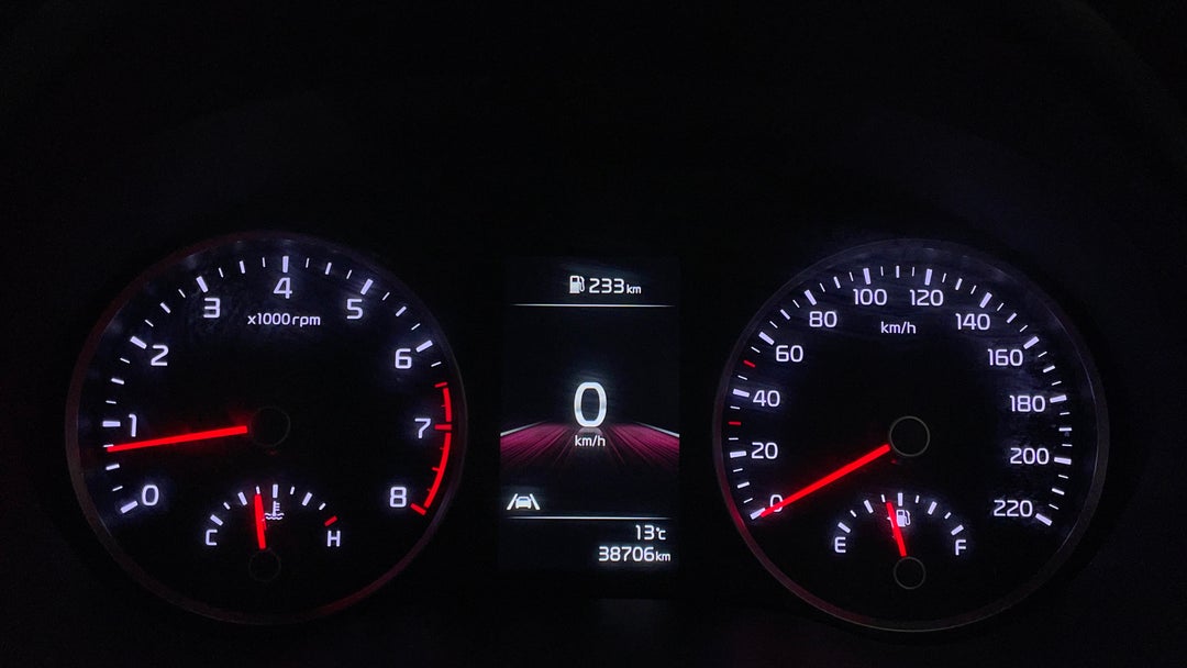 2021 Kia Rio Sport, Manual, 38706 km, Odometer View