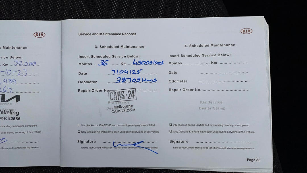 2021 Kia Rio Sport, Manual, 38706 km, Service History