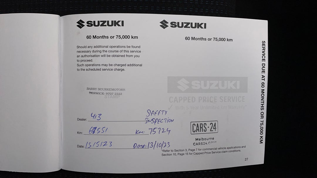 2018 Suzuki Ignis Gl, Manual, 75724 km, Service History
