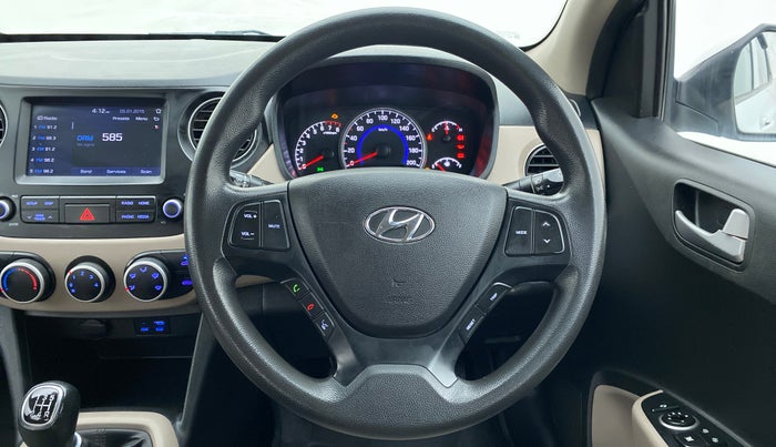 2018 Hyundai Grand i10 SPORTZ 1.2 KAPPA VTVT, Petrol, Manual, 69,483 km, Steering Wheel Close Up