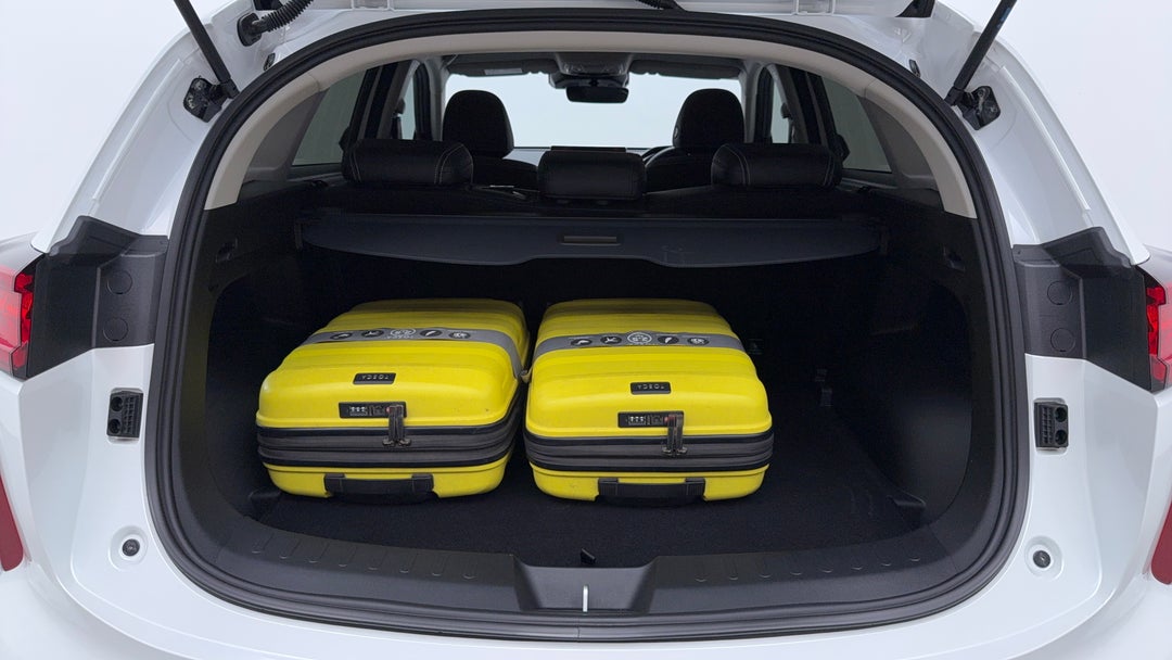 Boot Inside View with Luggage