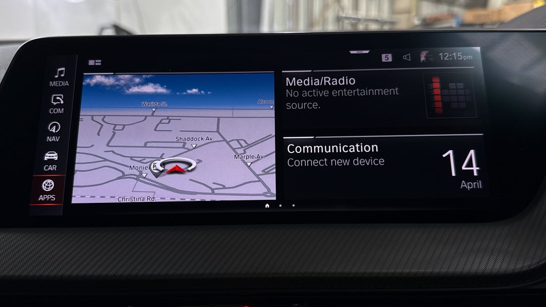 2021 BMW 1 18i M Sport, Automatic, 41761 km, Infotainment System