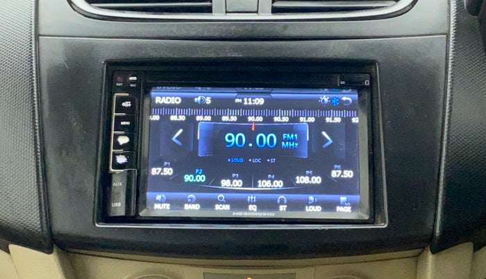 2018 Maruti Swift Dzire TOUR S PETROL, CNG, Manual, 68,885 km, Infotainment System