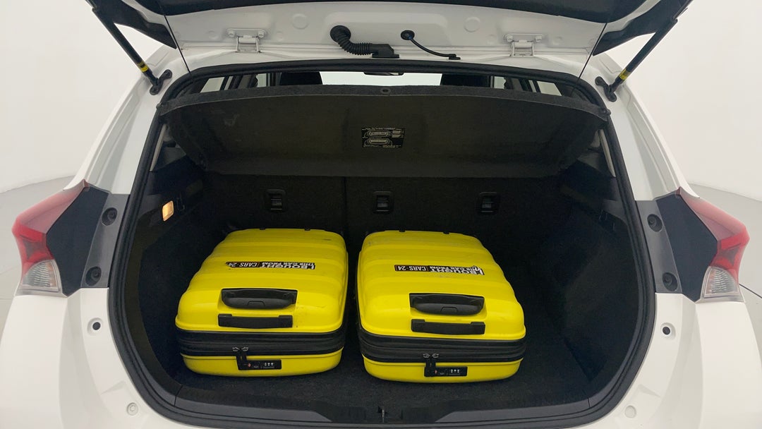 Boot Inside View with Luggage