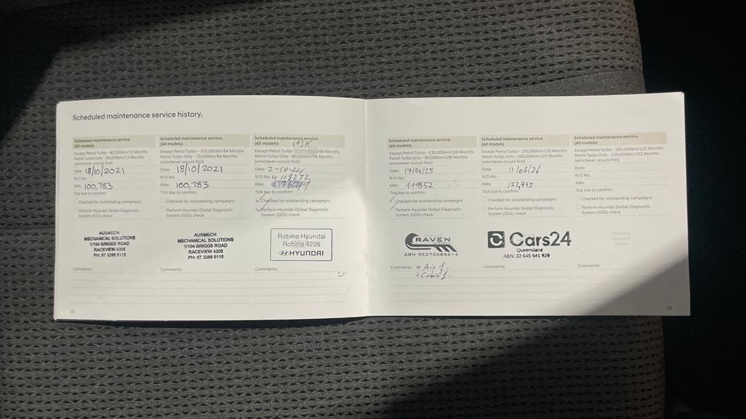 2019 Hyundai Santa Fe Active Crdi (AWD), Automatic, 127952 km, Service History