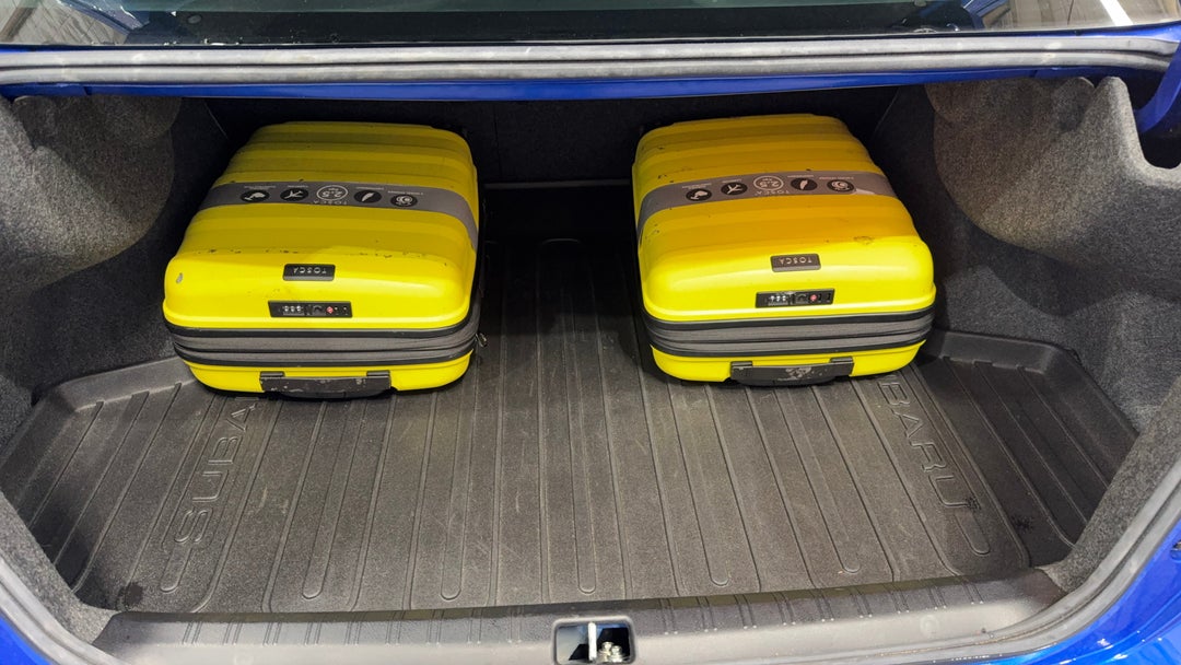 Boot Inside View with Luggage