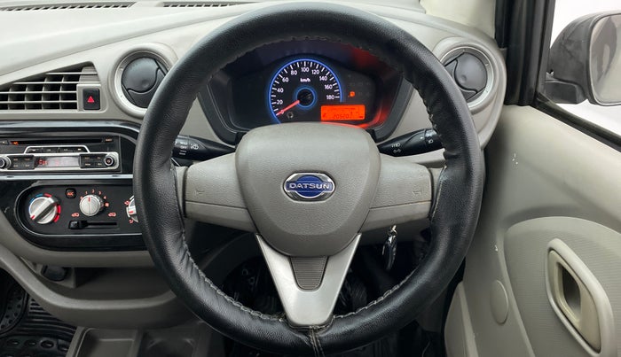 2016 Datsun Redi Go T, Petrol, Manual, 20,552 km, Steering Wheel Close Up